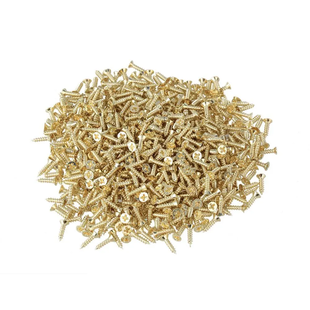 Желтые металлические саморезающие винты 250 г (2x8 мм) | Строительство и ремонт