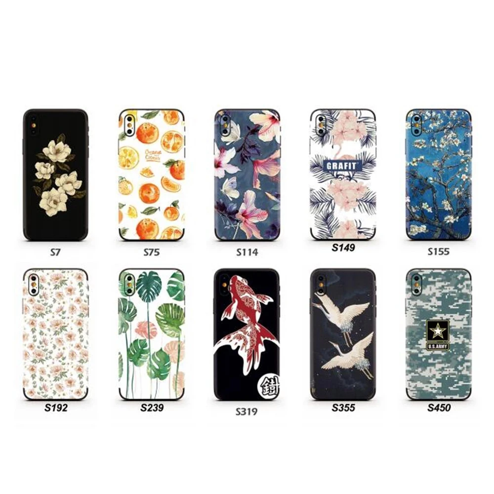 50 шт./лот цветная задняя крышка фольга бумажная пленка для детской задней крышки