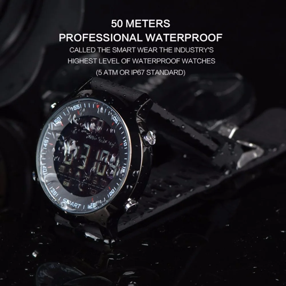 EX18 спортивные Смарт часы IP68 Водонепроницаемые 5ATM шагомер Xwatch плавательные умные