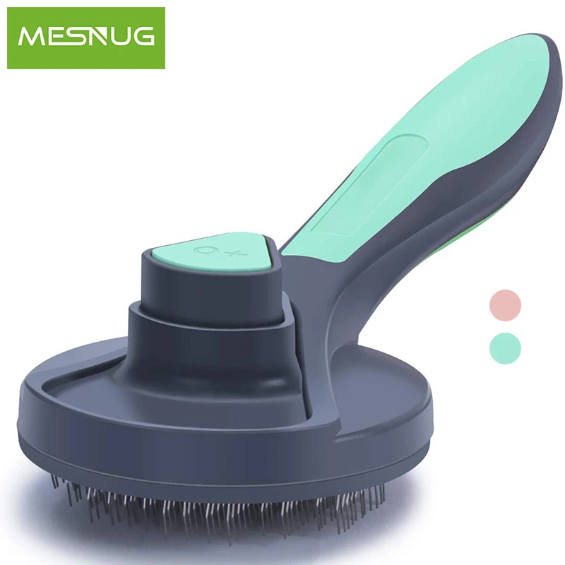 Профессиональная самоочищающаяся щетка MESNUG для кошек эргономичная ручка