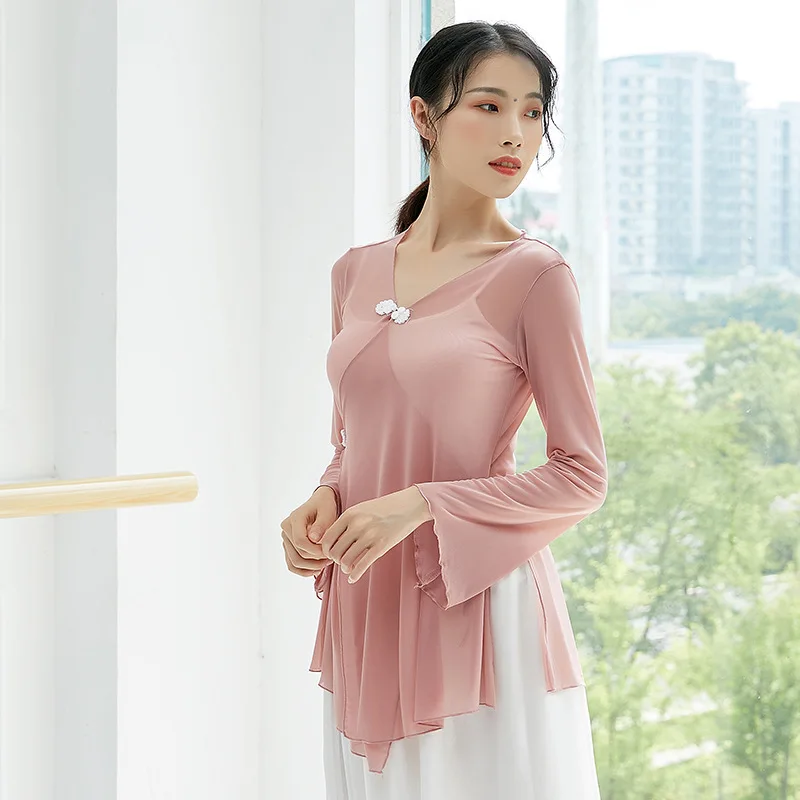 

Classical Ballet Dance Body Rhyme Gauze, Dance Practice Clothes, Chinese Style Ballet Clothes