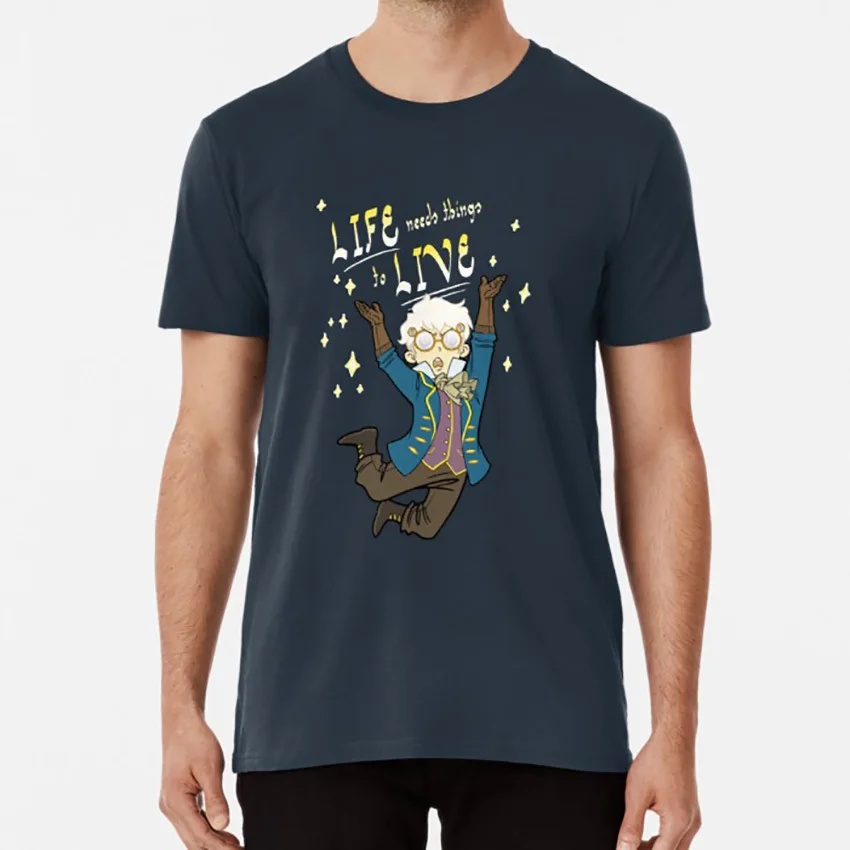 LIFE needs things to LIVE футболка critter critting role percy life percival de rolo|Мужские футболки| |