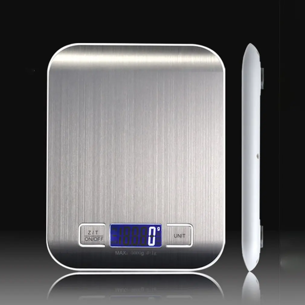 Электронные весы из нержавеющей стали портативные кухонные овощные