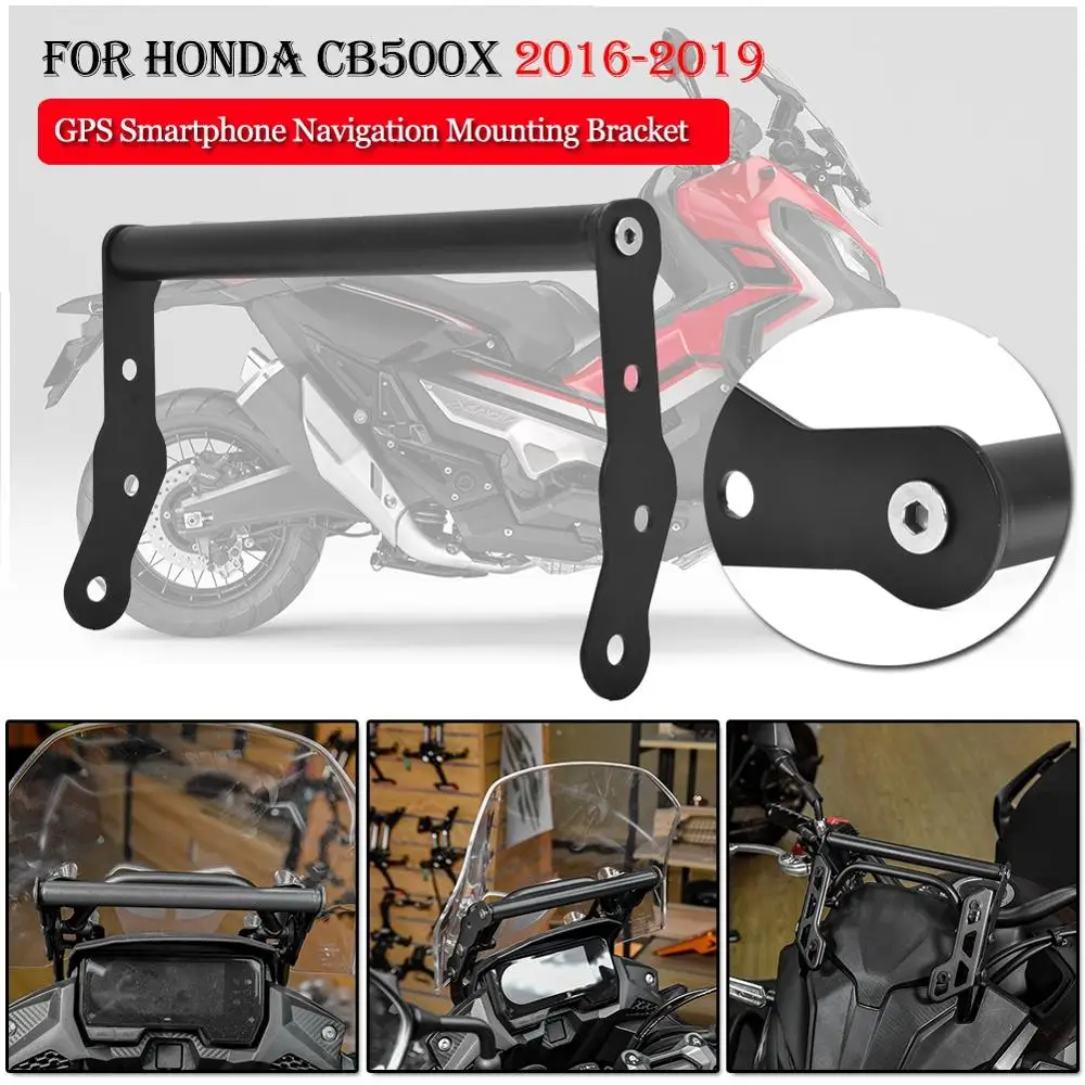 

For 2017 2018 2019 Honda CB500X Stand Holder Bar Mobile Phone GPS Plate Bracket Adjustable Navigation Mount CB 500X Accessories