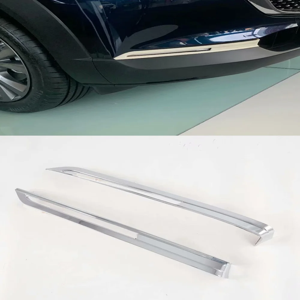 

For Mazda CX-30 CX30 2020 2021 ABS Chrome Front Foglight Fog Light Cover Trim Car Protect Sticker Frame Accessories Styling