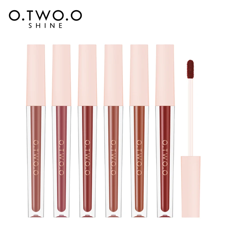

6 Colors Liquid Lipstick Waterproof Moisturizing Long Lasting Shiny Lip Gloss Natural Makeup Jelly Lip Glaze Shimmer TSLM1