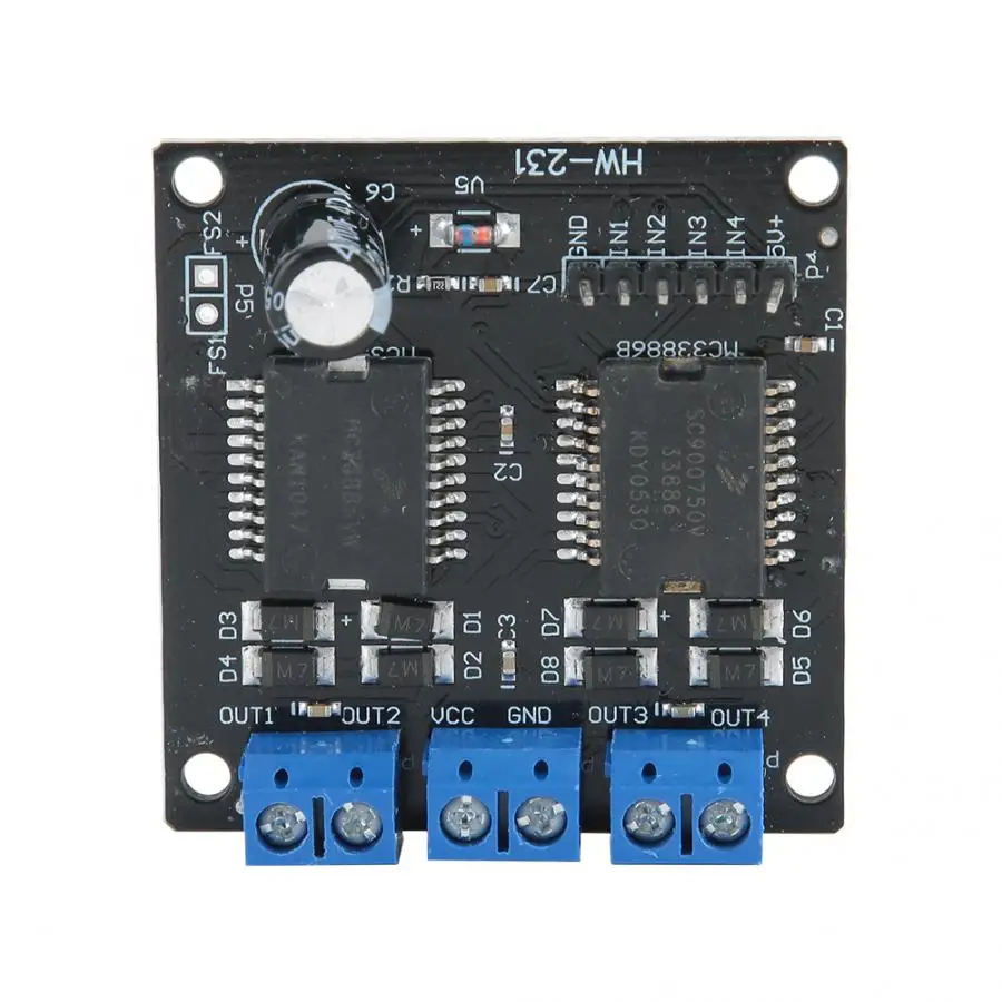 MC33886 модуль драйвера двигателя 4 выхода для робота умный водителя