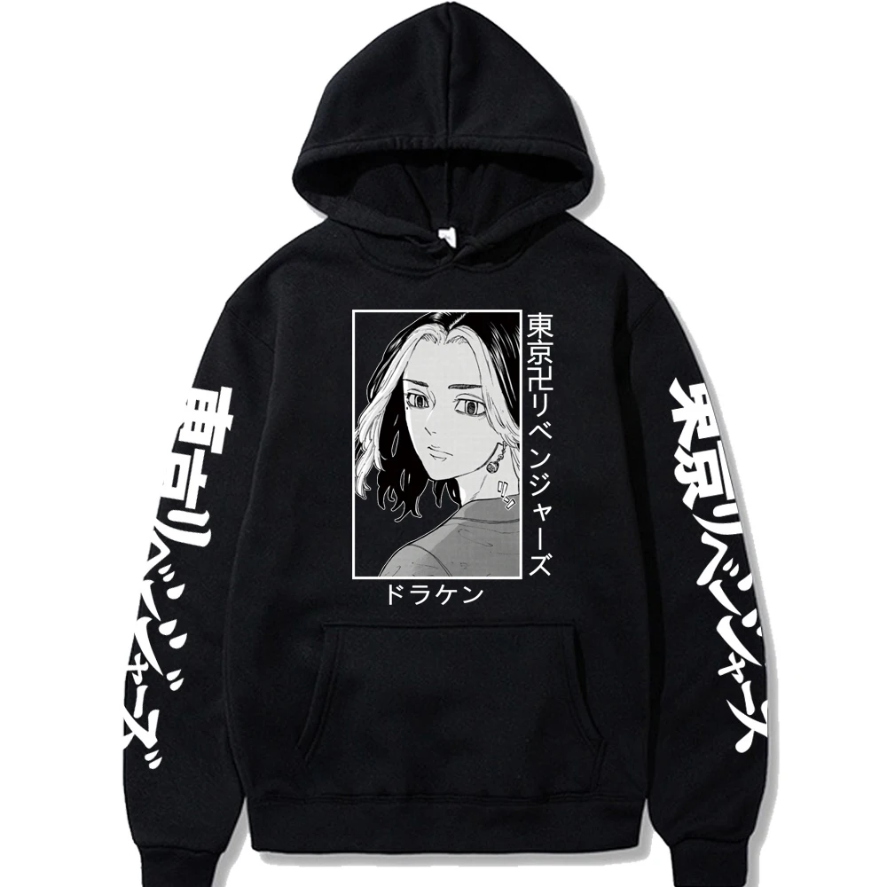 

Anime Tokyo Revengers Hoodie Kazutora Hanemiya Long Sleeve Sweatshirts Pullover Hoodies Clothing Man and Women
