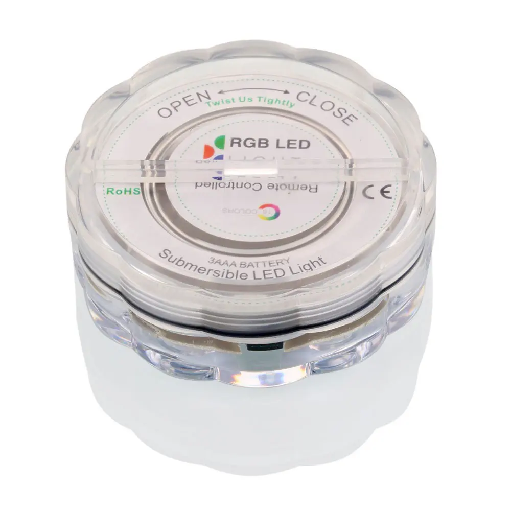 

Вечерние многоцветные лампы 10 светодиодный светильник 10 светодиодный IP68 водонепроницаемый светильник для бассейна дистанционное управле...