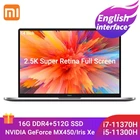 Ноутбук Xiaomi Mi RedmiBook Pro, 14 дюймов, Intel Core i7-11370Hi5-11300H, 16 ГБ DDR4, 512 Гб SSD, 2,5 K FHD Slim, Win10