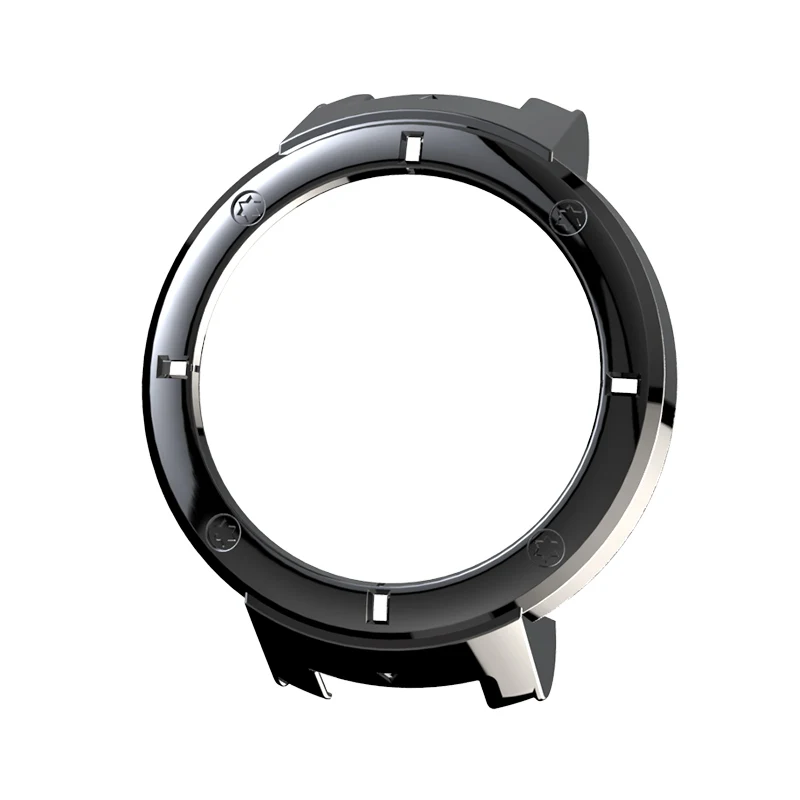 Умный ремешок для часов Amazfit Verge Xiaomi Huami 3 lite силиконовый ремешок сменный Браслет и чехол SIKAI защитный чехол для ПК - Цвет: dark gray only case