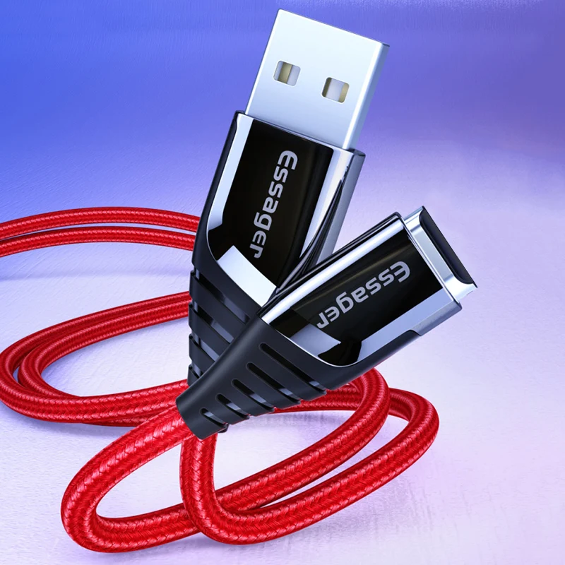 Essager Магнитный usb-кабель для зарядного устройства кабель передачи данных с одним