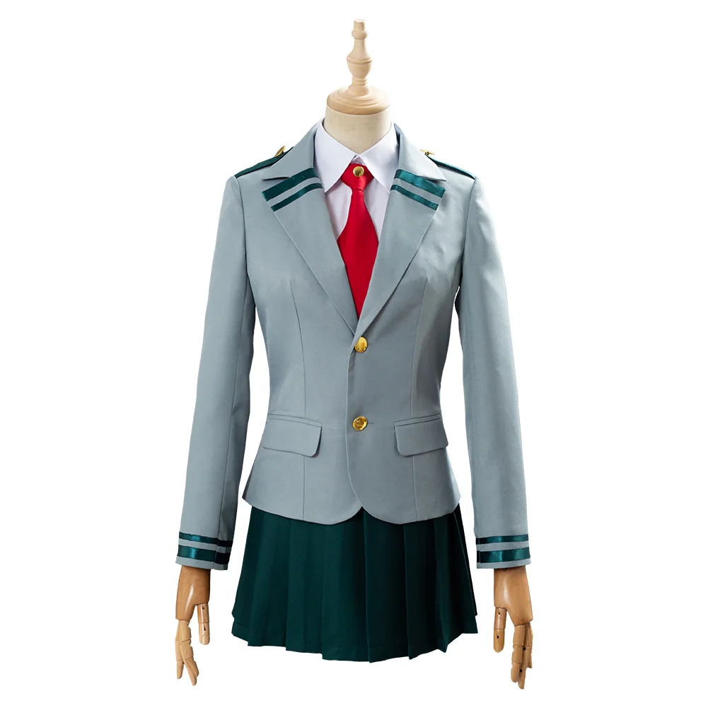 Костюм для косплея моя геройская Академия Boku no Hero очако урарака костюм Asui Tsuyu