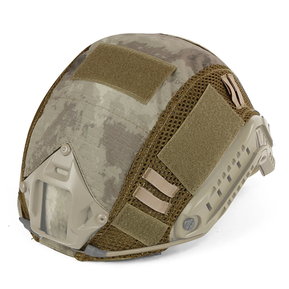 Wargame gear CS окружность головы 52-60 см molle LOOP декоративная тактическая крышка для шлема тканевая страйкбольная Пейнтбольная быстрая Крышка для шлема - Цвет: AT