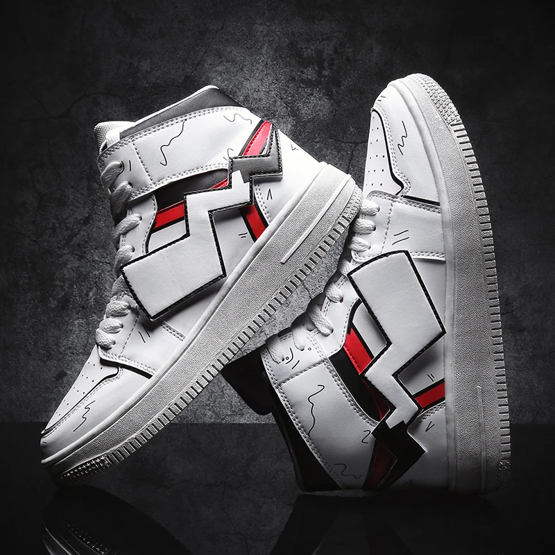 

Fashion Mens Shoes Casual Board Shoes Zapatos De Hombre Men High Top Sneakers Male Warm Hard-Wearing Training Shoes Men Shoes