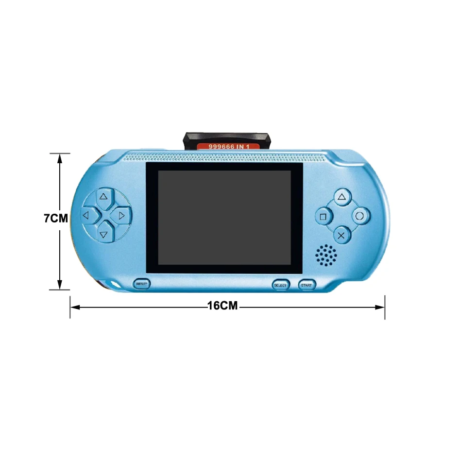 3 дюймовый 16 бит PXP3 тонкая станция видео игры плеер портативная игра + одна