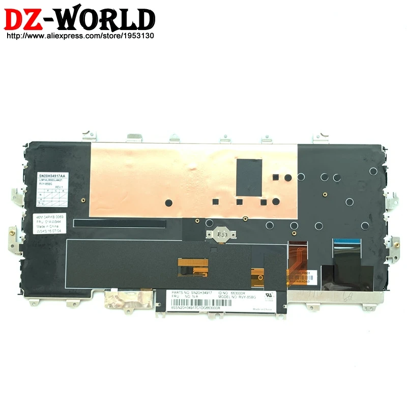 Новая Оригинальная клавиатура BG Bulgaria с подсветкой для lenovo Thinkpad X1 Yoga 1st 20FQ 20FR подсветка Teclado 01AW929 01AW944