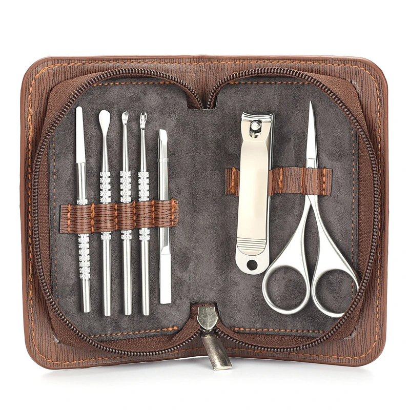 

Manicure Set Pedicure Sets Nail Clipper Stainless Steel Nail Cutter Tools Nail Scissors File Eyebrow and Eyelash Trimmer Kit