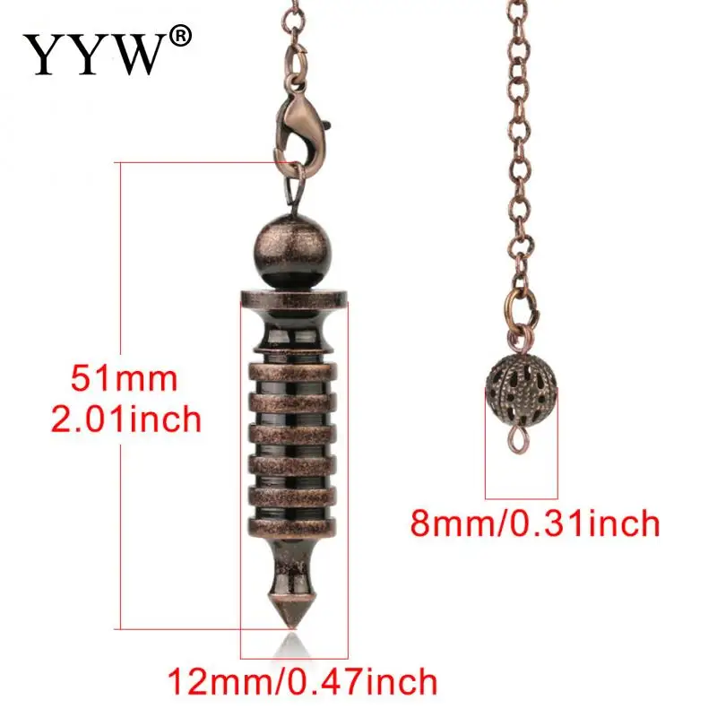 YYW 4 цвета металлический маятник для гадания рейки исцеление женщин и мужчин