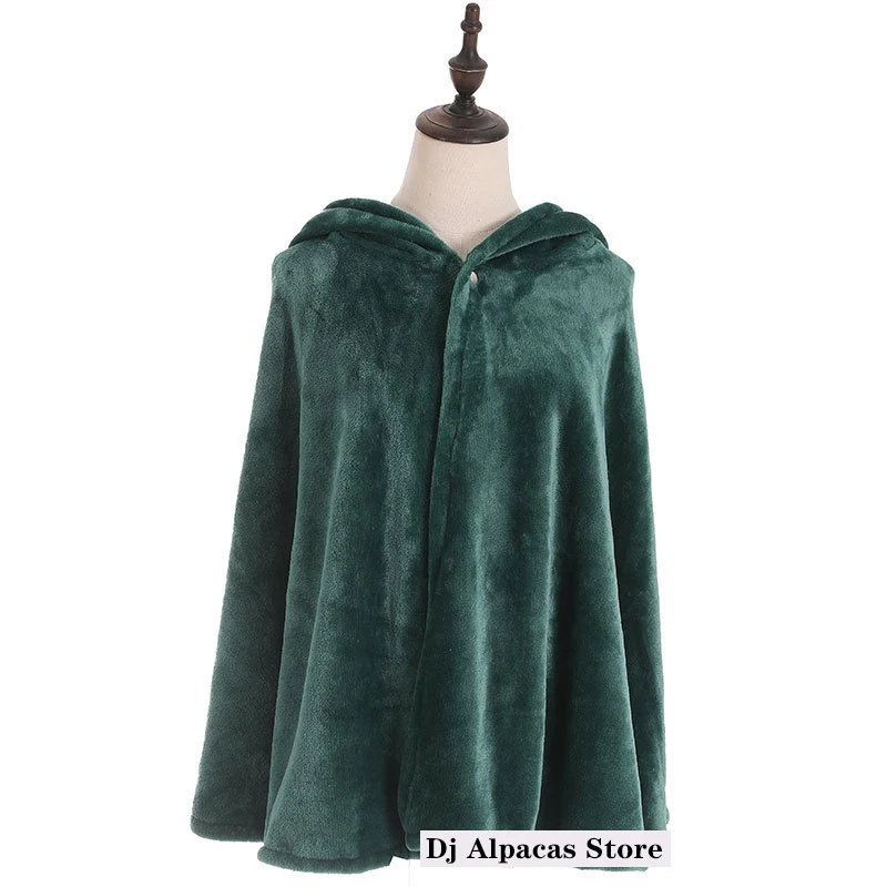 Плащ из фланели с капюшоном для косплея атака на Титанов