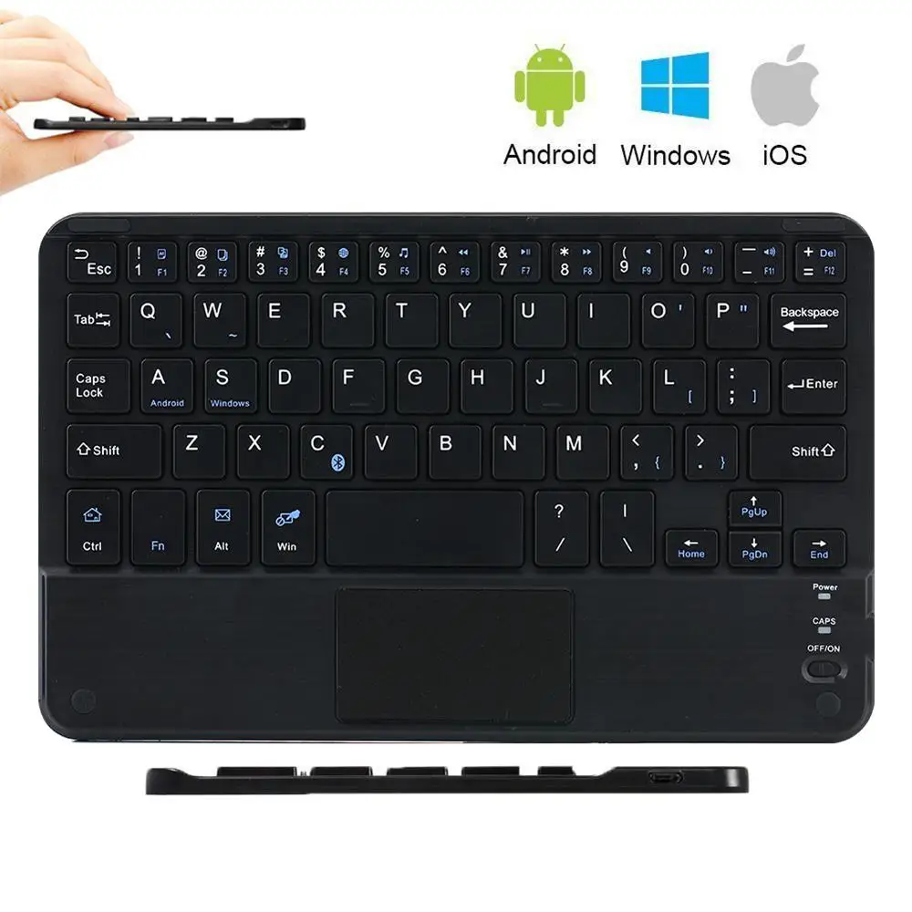 

Touchpad Bluetooth Keyboard Compatible with All Android Windows Smartphones Tablets Wireless Mini Keyboard