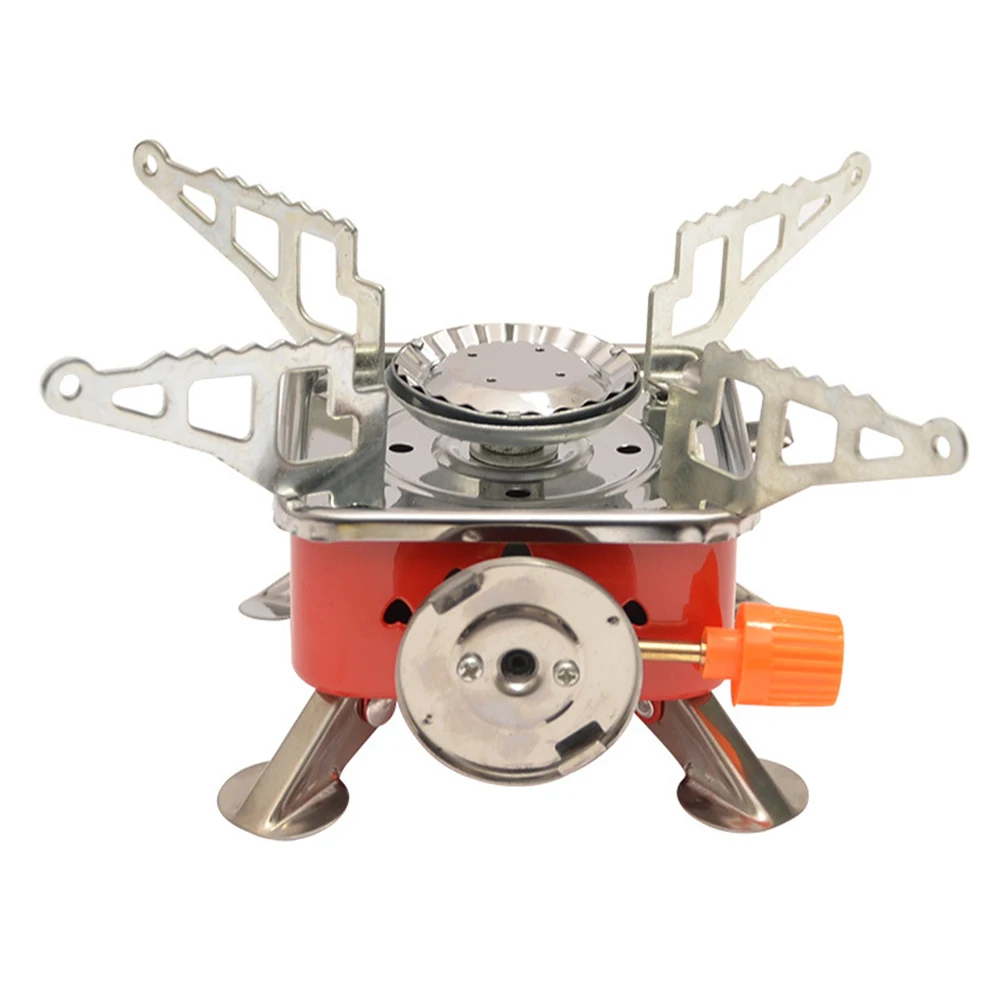 

Camping Stove Mini 4000W Folding Outdoor Square Portable Cooking Accessories Gas Stove for Picnic Hiking Backpacking