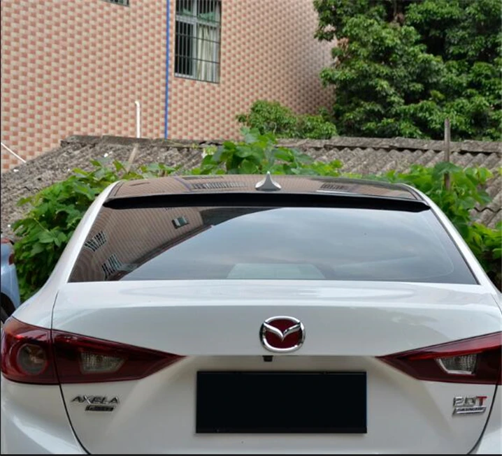 Спойлер на крышу для Mazda 3 Автомобильный задний спойлер из АБС-материала праймер