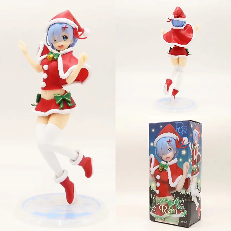 

Японская оригинальная Аниме Фигурка FigureLife в другом мире от Zero Rem Рождество ПВХ экшн-фигурка Коллекционная модель игрушка 2021
