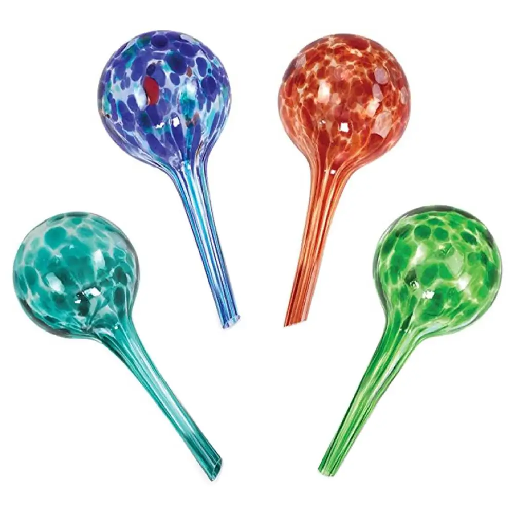 

4PCS Plant Watering Globe Garden Watering Glass Drip Ball Automatic Glass Watering System For Indoor Potted Plants Drying Kettle