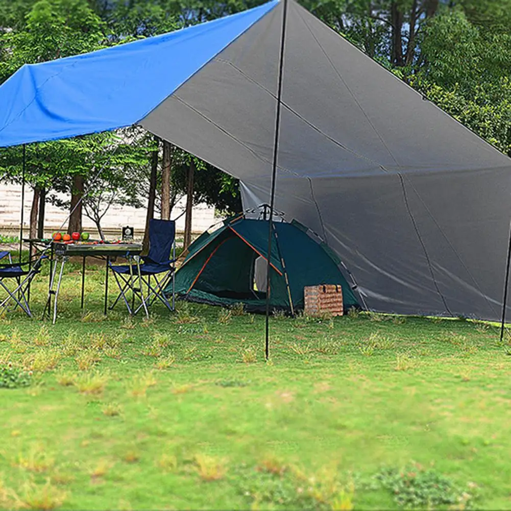 저렴한 450*450 Cm 휴대용 비치 그늘 야외 캠핑 비치 대형 태양 보호 캐노피 비치 텐트 블루 비치 양산 태양 그늘 텐트