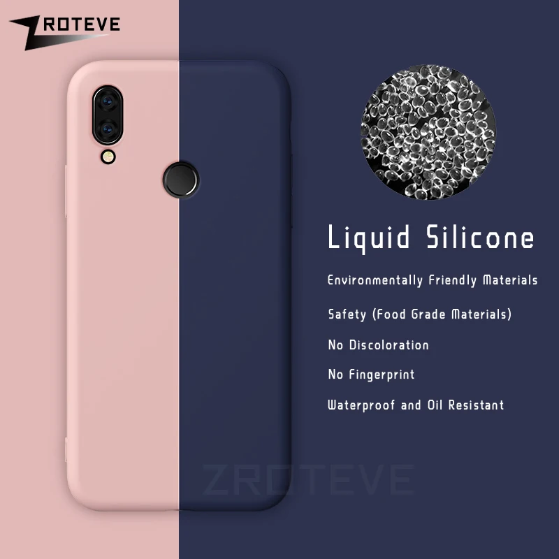 Чехол для Redmi Note 7 ZROTEVE жидкий силиконовый чехол Xiaomi 8 Pro Xiomi Note7 Global чехол|Бамперы| |