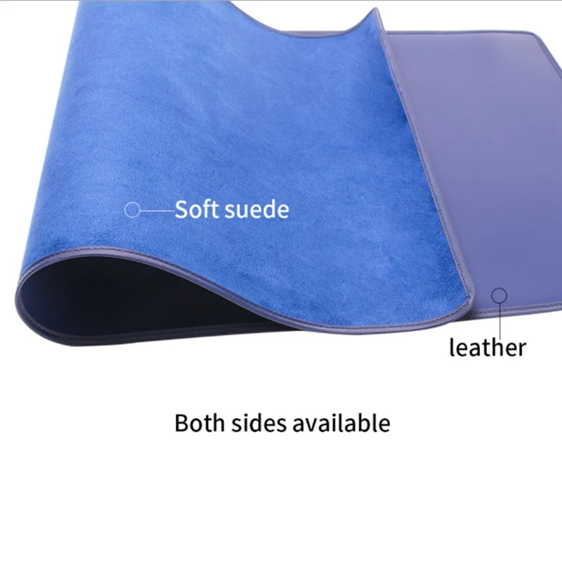 

Gaming Keyboard Mouse Pad Desktop Mat Laptop Desk Pad for Home Office Waterproof Large Mouse Pad Blue