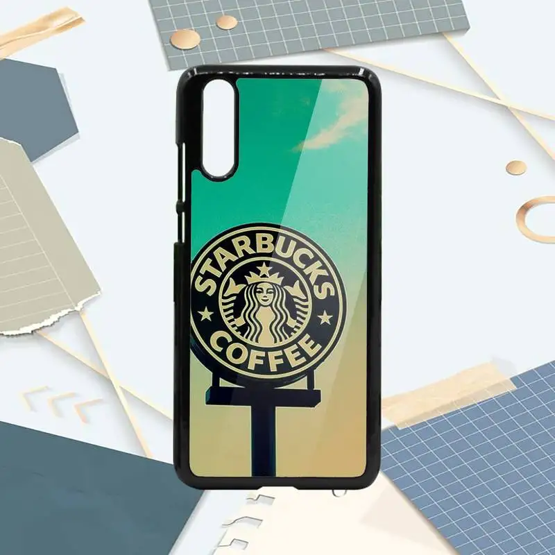 

Cartoon Cute Chocolate Coffee Phone Case PC For Samsung galaxy S note 8 9 20 10 e lite2019 plus pro ultra
