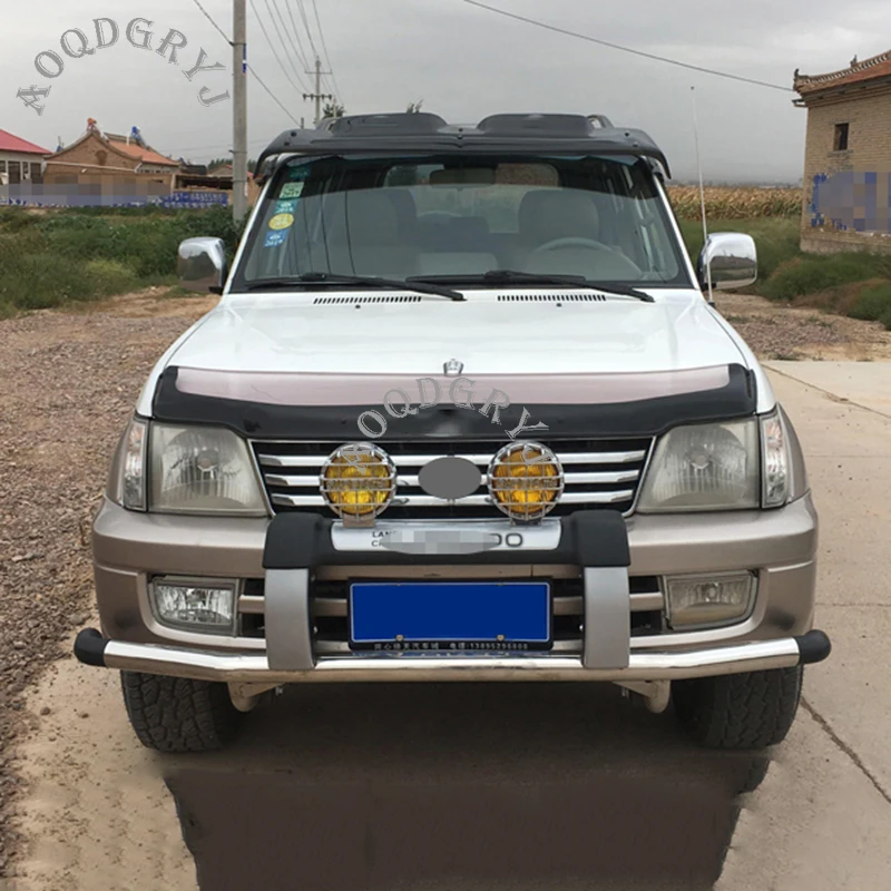 Автомобильный Стайлинг для Toyota Land Cruiser Prado LC90 FJ95 1998-2002 Прозрачный передний спойлер