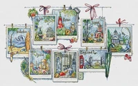 memories of world travel counted cross stitch 11ct 14ct 18ct diy cross stitch kits embroidery needlework sets