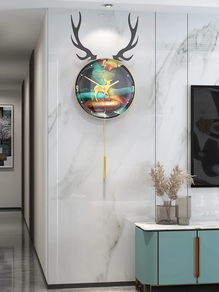 

Роскошные Металлические 3d настенные часы в скандинавском стиле, современный дизайн, маятниковые часы с наклейками, домашний декор, украшен...