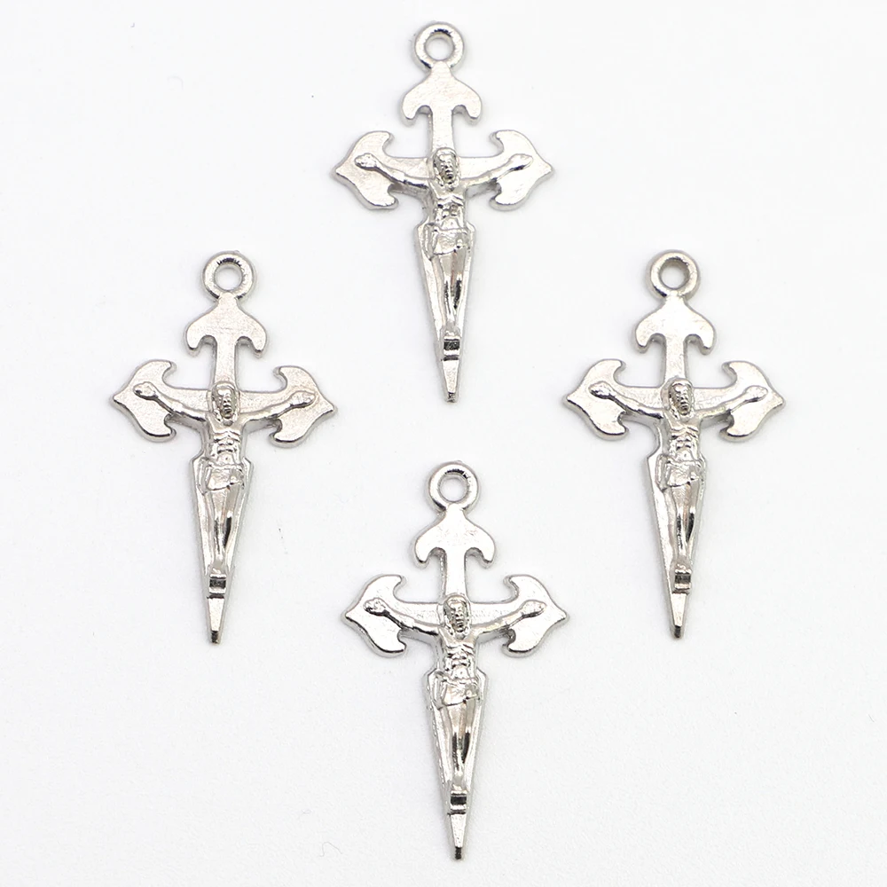 100 шт. по 1 &quotкрест Распятие в стиле Креста Святого Джеймс Сантьяго|crucifix cross
