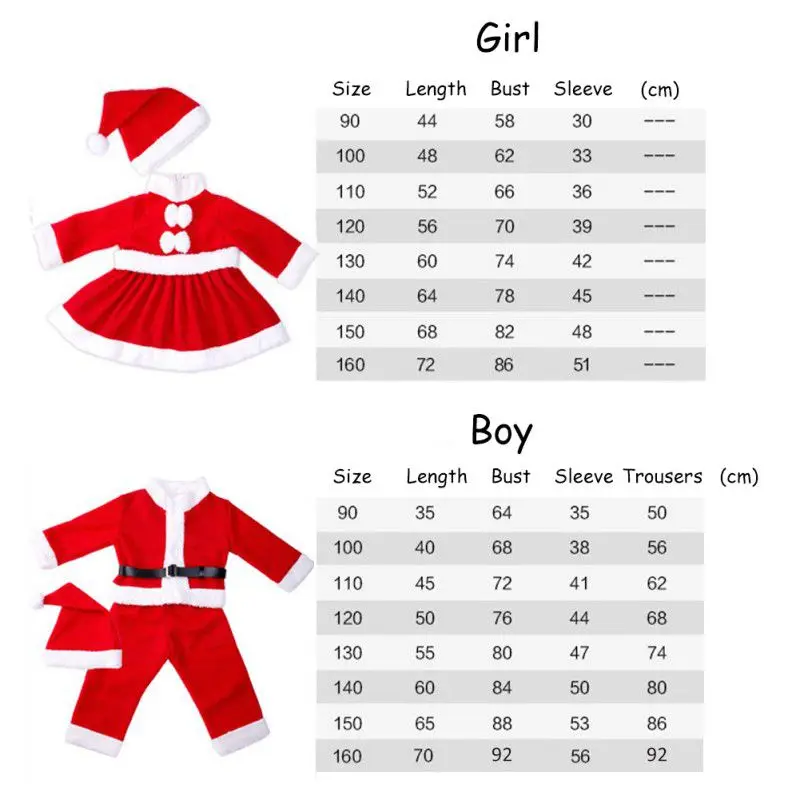 

New Hot Children's Christmas costumes performances stage performances Santa COSPLAY Dance drama Practice Clothes+Hat