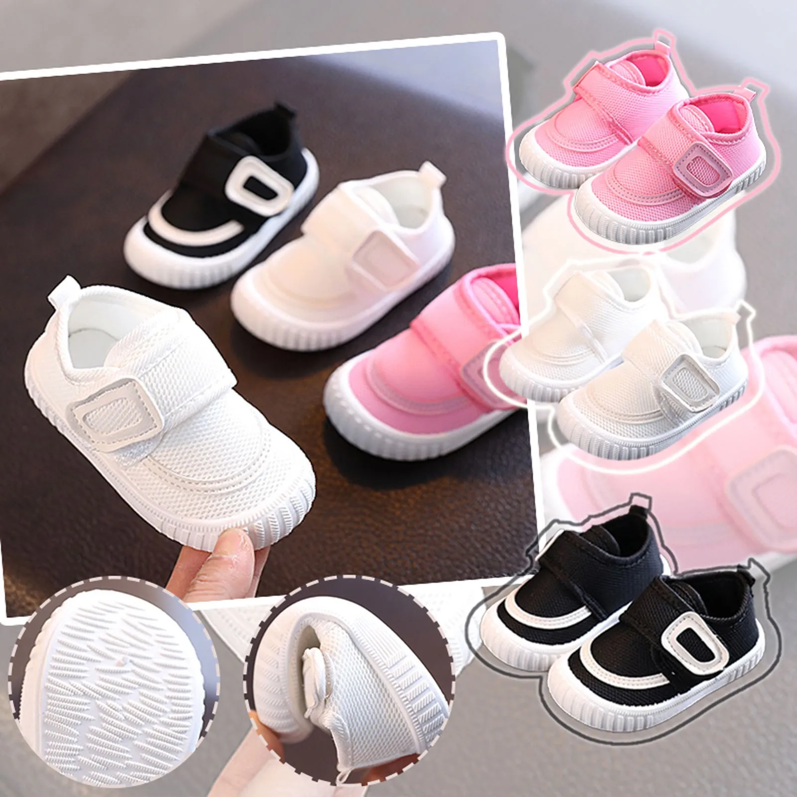 

Baby Solid Color Flying Woven Mesh Toddler Shoes Loafers Sports Shoes newborn shoes pour nouveaux nés детская обувь Summer