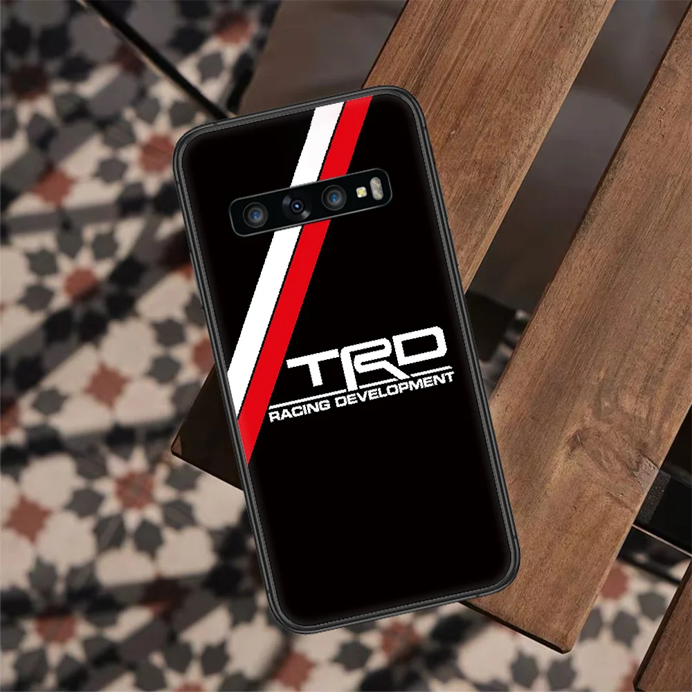 

T-Toyota TRD Car Phone Case For Samsung Galaxy S 7 21 Note 8 9 10 20 E FE Plus Ultra black Cover Trend Etui Silicone Coque