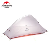 naturehike cloud up upgraded series 1 2 3 persons camping tent backpacking double layer lightweight tent with free mat