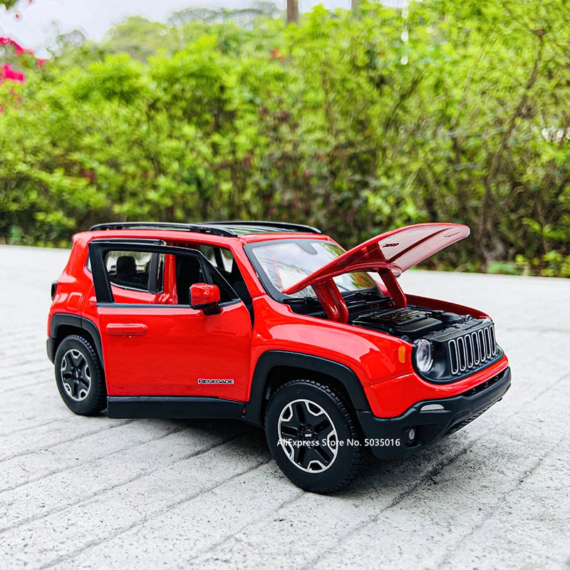 Модель автомобиля Maisto 1:24 Jeep Renegade Rubicon из сплава декоративная коллекция