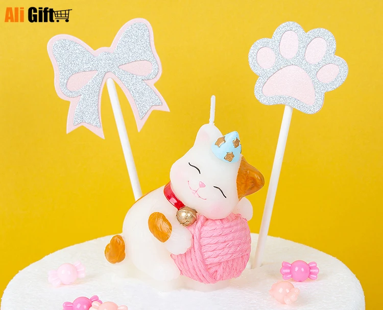 Креативная свеча на день рождения Свеча для стайлинга домашних животных