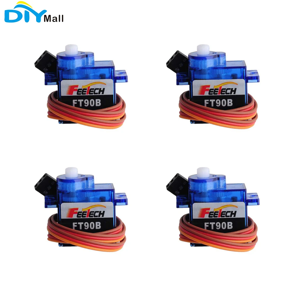 

4pcs Feetech FT90B Digital Servo 9g Micro RC Servo Motor 180 Degree for Arduino Robot 3v Servo