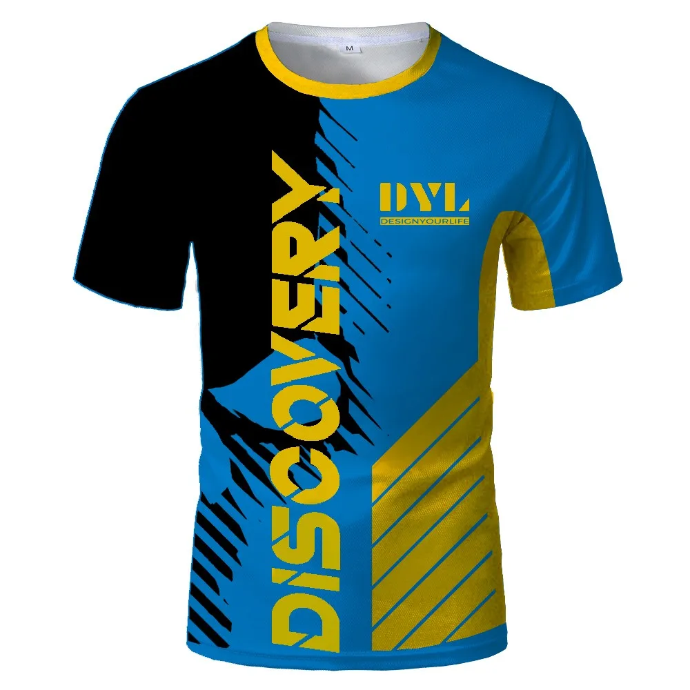 

Summer Racing sportswear Casual Short-sleeved 3D Digital printing Men's Classic Unisex outdoor Custom FashionT-shirt
