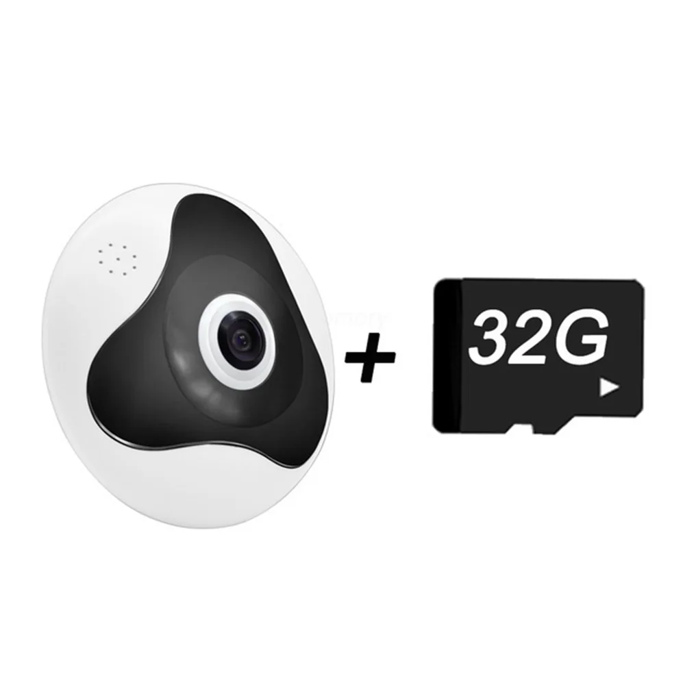 Wi-Fi камера WakeView 960P 3D VR панорамная IP-камера с углом обзора 360 градусов рыбий глаз МП