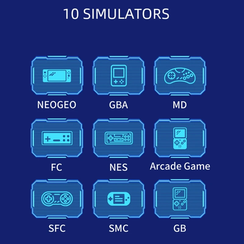 

Portable Classic 8GB 6.5-Inch-Screen X16 Handheld Came Console for Family Recreation Party Travel