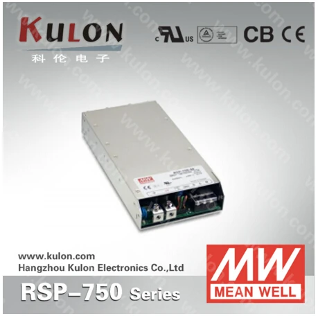 

MEAN WELL RSP-750 универсальный импульсный источник питания PFC SMPS 220 В до 12 В AC DC трансформатор 90A 100A 750 Вт 5В 24В 48В для светодиодной ленты