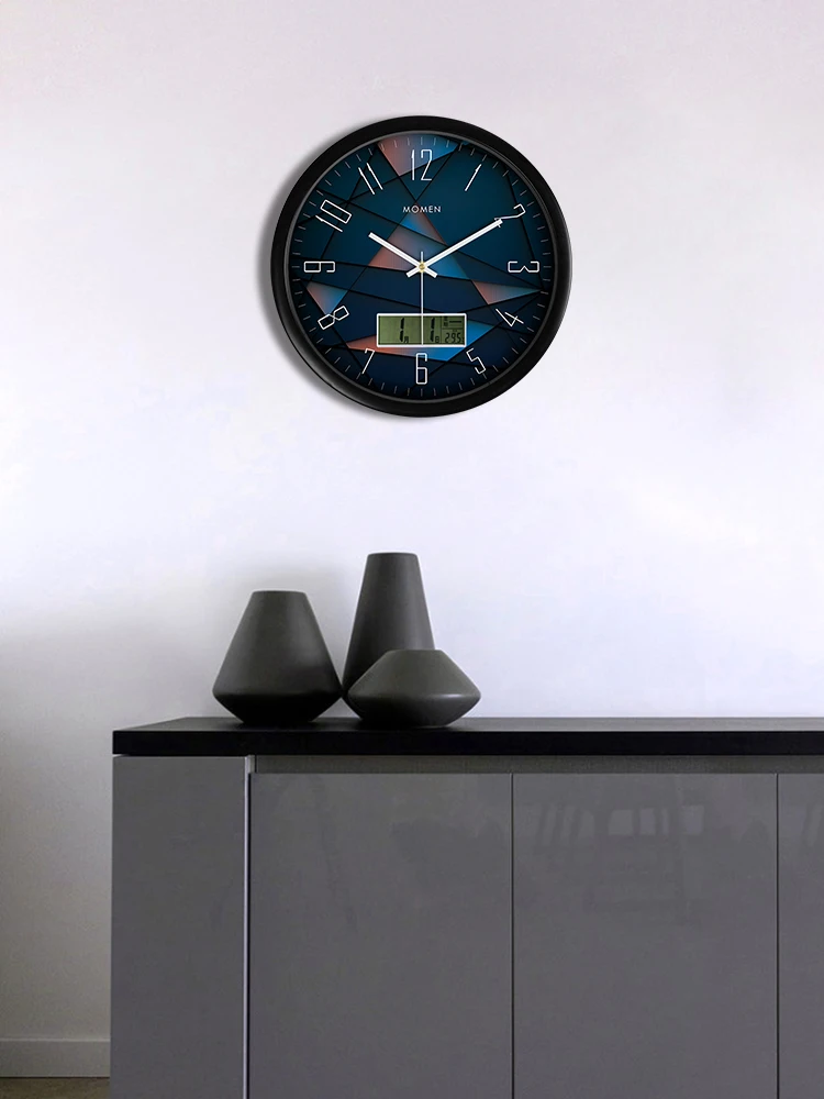 Led Large Wall Clock Digital Metal Bedroom Silent Living Room Modern Calendar ClocksWall Watches Home Decor Reloj Cocina FZ060 | Дом и сад