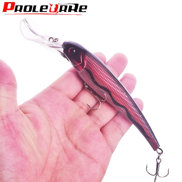 5PCS Fishing Lures Big 18g Long Mouth Minnow Wobblers Tackle Crankbaits Hard Bai 5PCS Fishing Lures Big 18g Long Mouth Minnow Wobblers Tackle Crankbaits Hard Bai